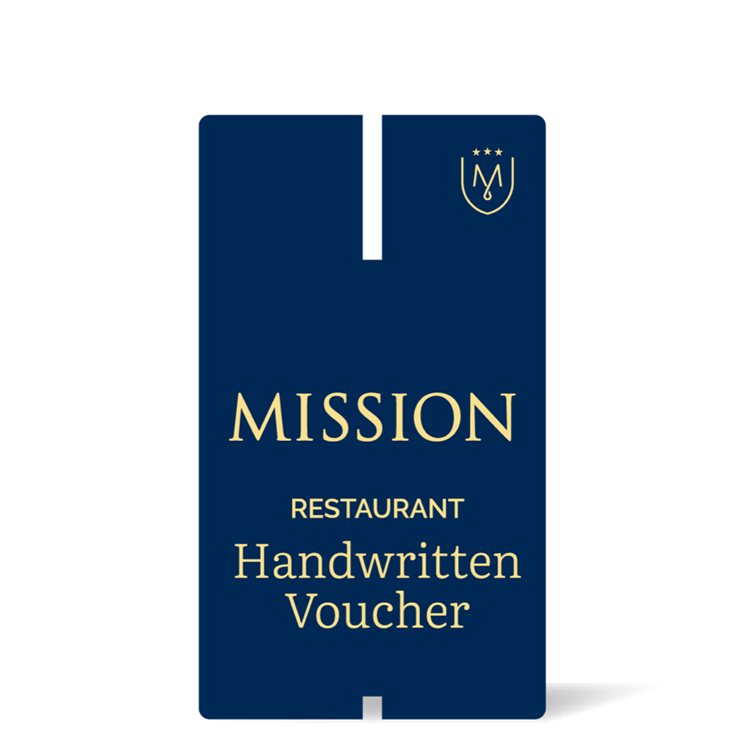 Restaurant Handwritten Voucher