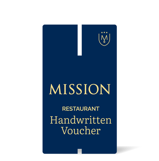 Restaurant Handwritten Voucher