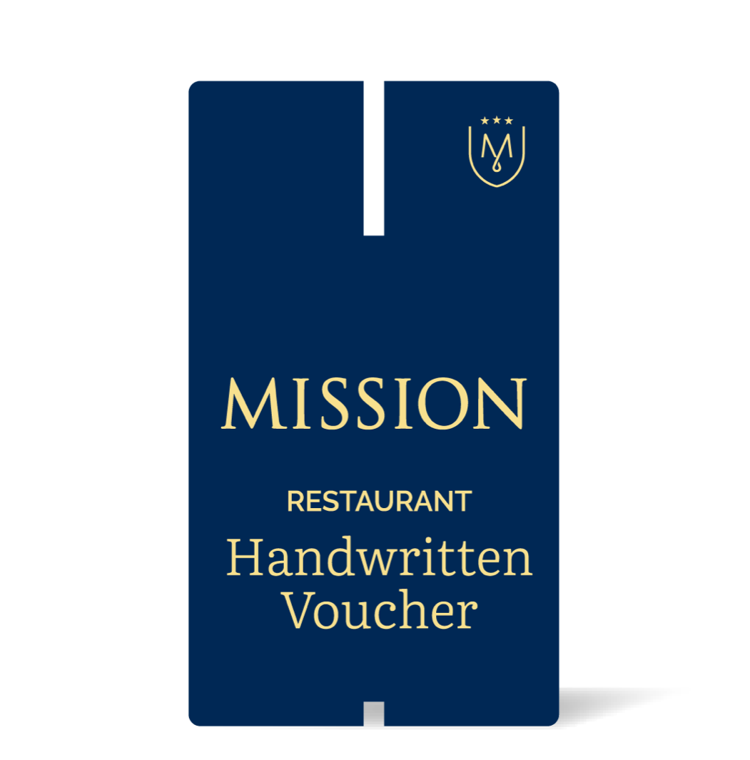 Restaurant Handwritten Voucher